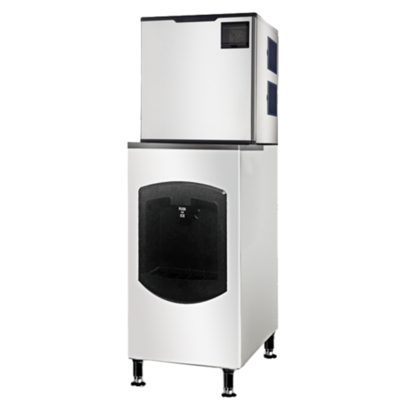EFI IM-420-ID Commercial Cube Ice Maker Dispenser for efficient beverage service.