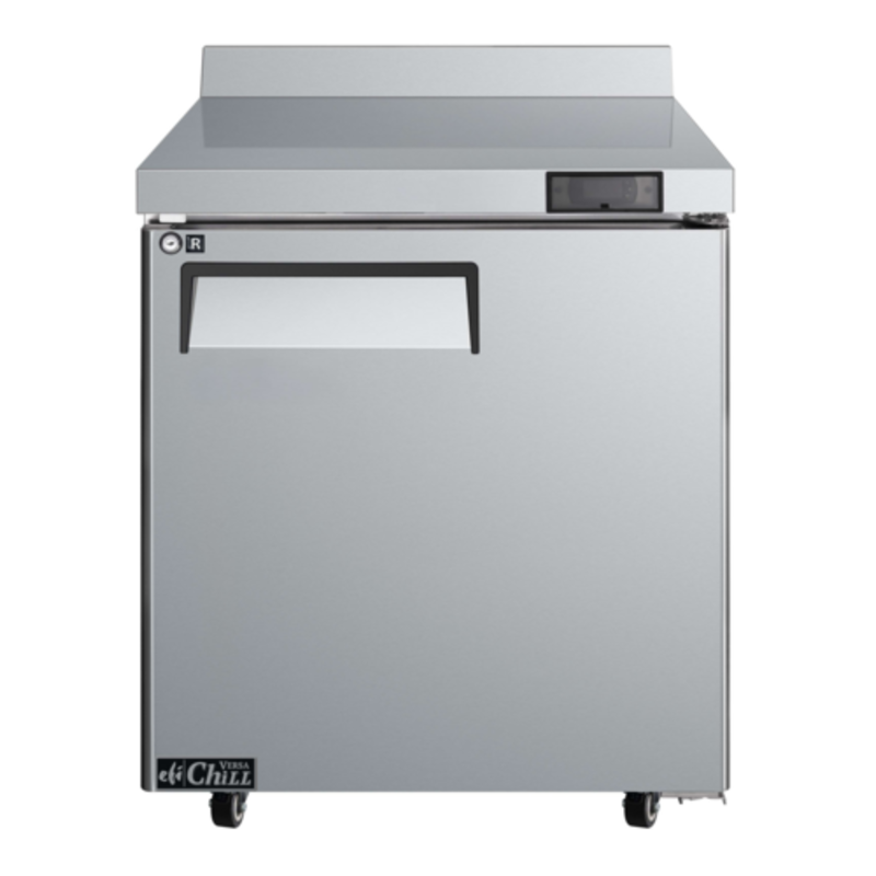 EFI CWDR1-27VC-R Versa Chill 27.5" Right-Hinged Refrigerated Worktop with Backsplash