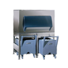 Follett ITS1700SG-90 gravity dispense ice shuttle system with three SmartCART 240 insulated carts for ice handling.