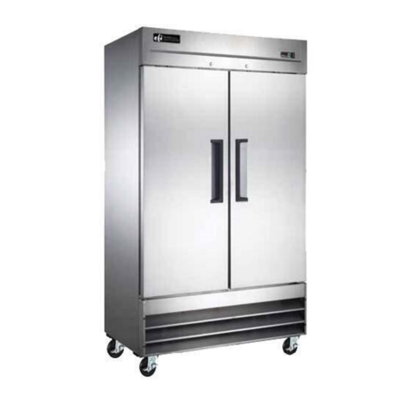 EFI F2-39VC 39.5-Inch Solid Two-Door Reach-In Commercial Freezer