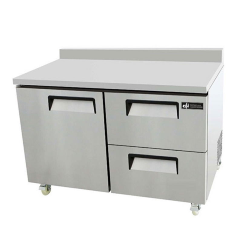 EFI CWDW2-60VC Commercial Stainless Steel Work Top Refrigerator