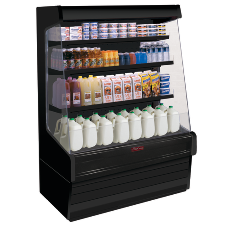 Howard-McCray SC-OD30E-4-SL-S 51-Inch Stainless Steel Grab-and-Go Open Merchandiser