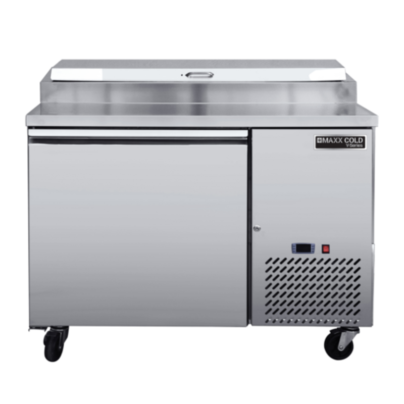 Maxx Cold V-Series MVPP50HC 1-Door Commercial Pizza Prep Table