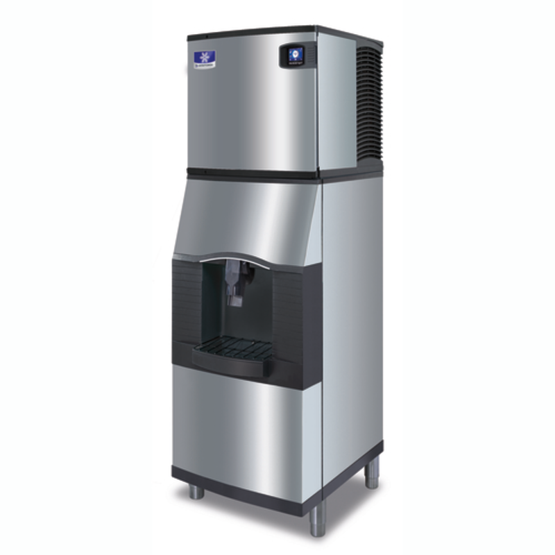 Manitowoc SPA-162 120-Lb Hands-Free Floor Ice Dispenser for hygienic ice dispensing in hospitality settings.