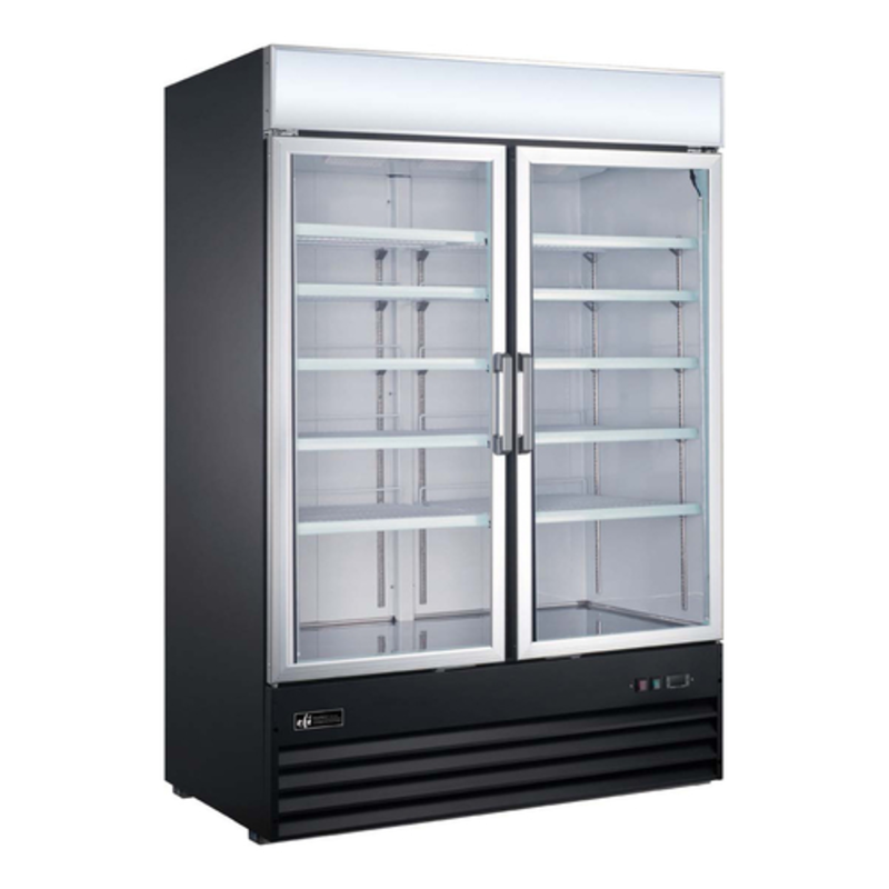 EFI C2-49GDVCX 48-Inch 2-Door Glass Display Refrigerator Merchandiser, 45 Cu. Ft.