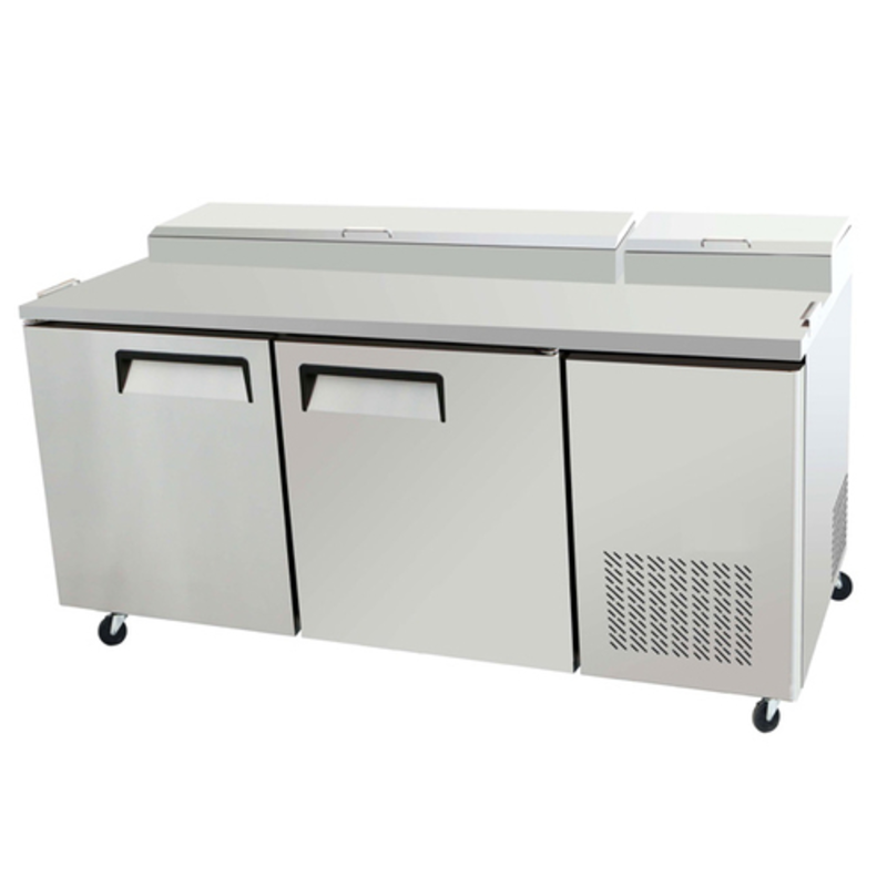 EFI Versa-Chill CPDR2-67VC 67-Inch Two-Door Commercial Pizza Prep Table