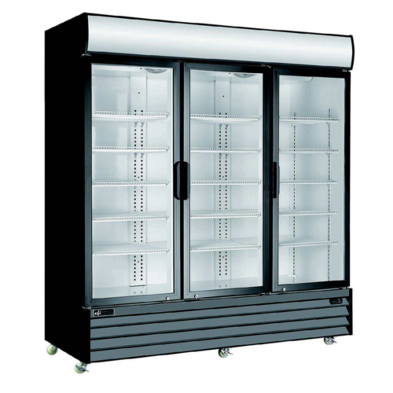 EFI C3-68GD 67.3-Inch Triple Glass Door Merchandising Refrigerator