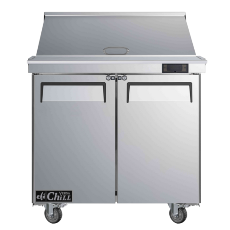 EFI CMDR2-36VC 36-Inch Two-Door Mega Top Sandwich and Salad Prep Cooler