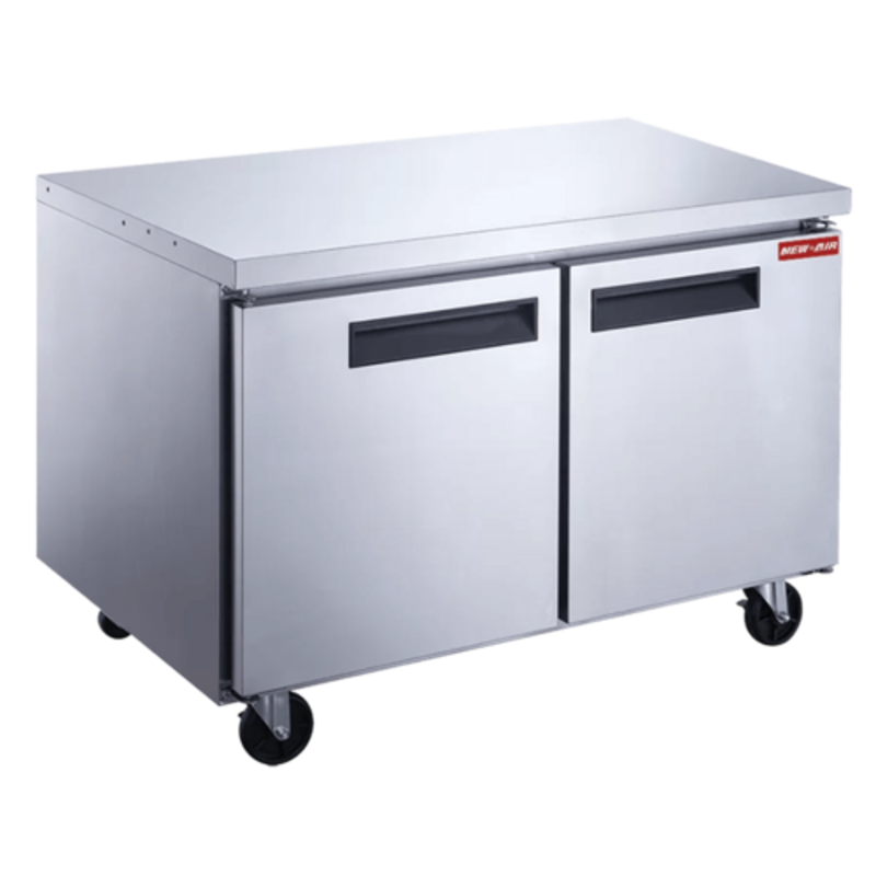 New Air NUF-048-SS Signature Series 48-Inch Two-Door Undercounter Freezer