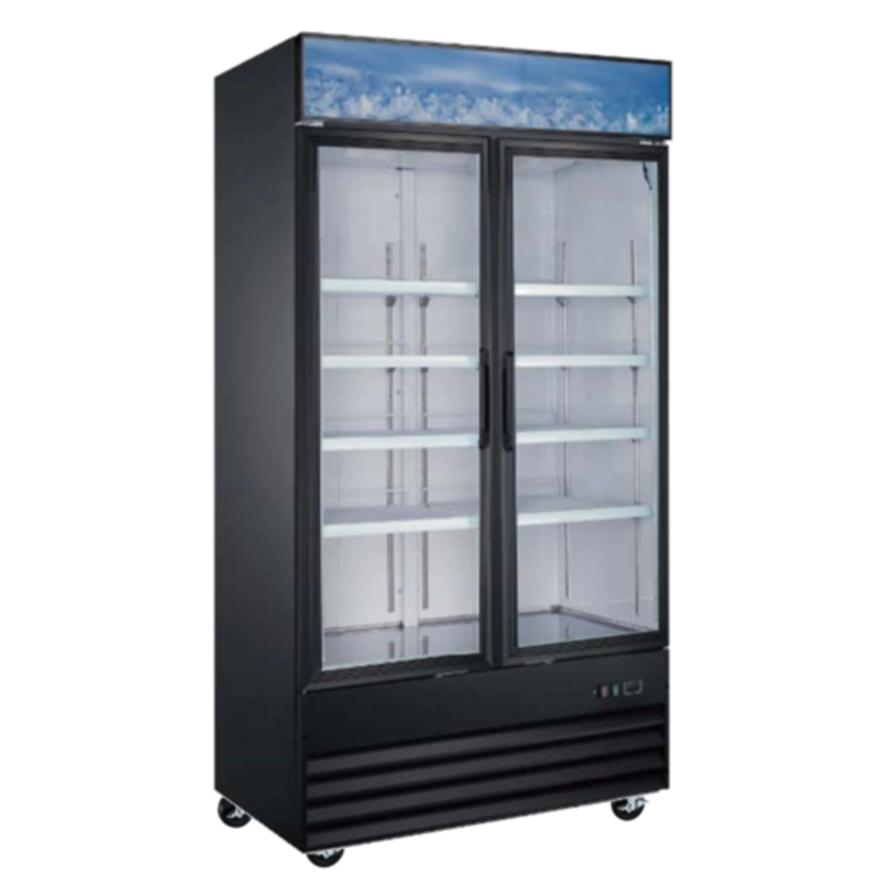 EFI Versa Chill 39.5-Inch 2-Door Glass Merchandising Refrigerator C2-39GDVCX