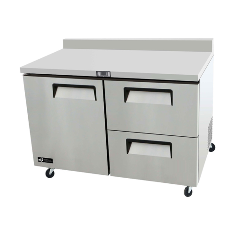 EFI Versa-Chill FWDW2-48VC 48-Inch Commercial Worktop Freezer with Drawers
