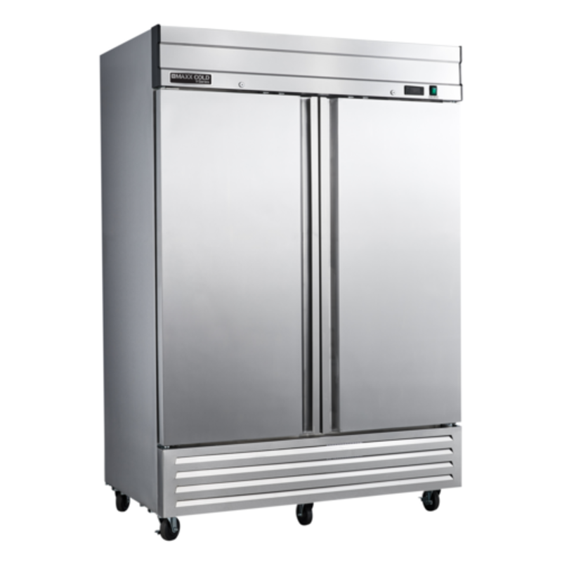 Maxx Cold MVR-49FDHC V-Series 54.2-Inch Two-Door Reach-In Refrigerator
