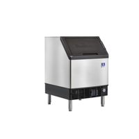 Manitowoc NEO UYP0240W Undercounter Water-Cooled Ice Machine with 90-lb bin in stainless steel finish.