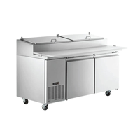 Ancaster AFE-PPT-71 Commercial 71-Inch Refrigerated Pizza Prep Table