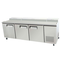 EFI CPDR3-93VC Versa-Chill 93-Inch Three-Door Commercial Pizza Prep Table