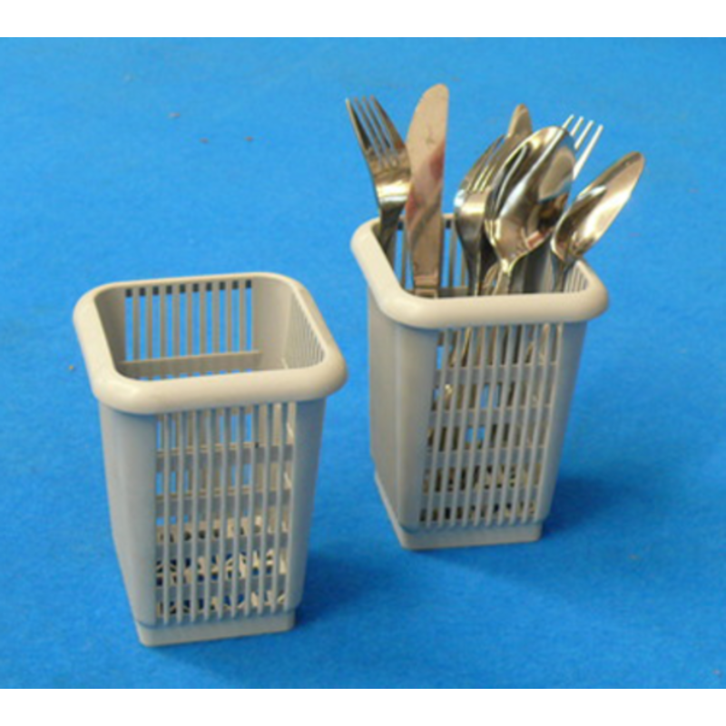 Lamber CC00045 4.5-Inch Gray Flatware Basket for 20x20 Racks