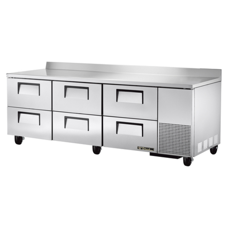 True TWT-93D-6-HC 93-Inch Deep 6-Drawer Worktop Refrigerator