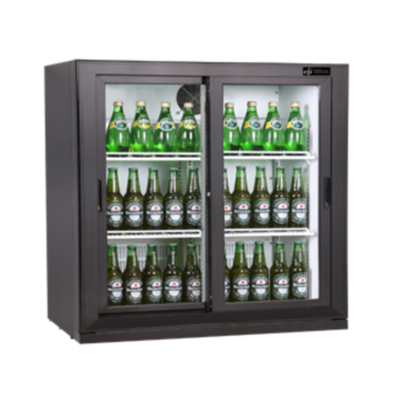EFI 35.4-Inch Versa Chill Countertop Sliding Door Refrigerator Merchandiser C2S-3640-CT