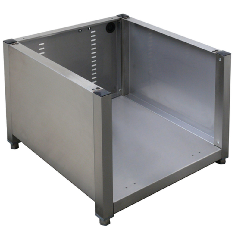 Lamber AC00027 Stainless Steel Dishwasher Stand with Enclosed Storage - 18" x 18"