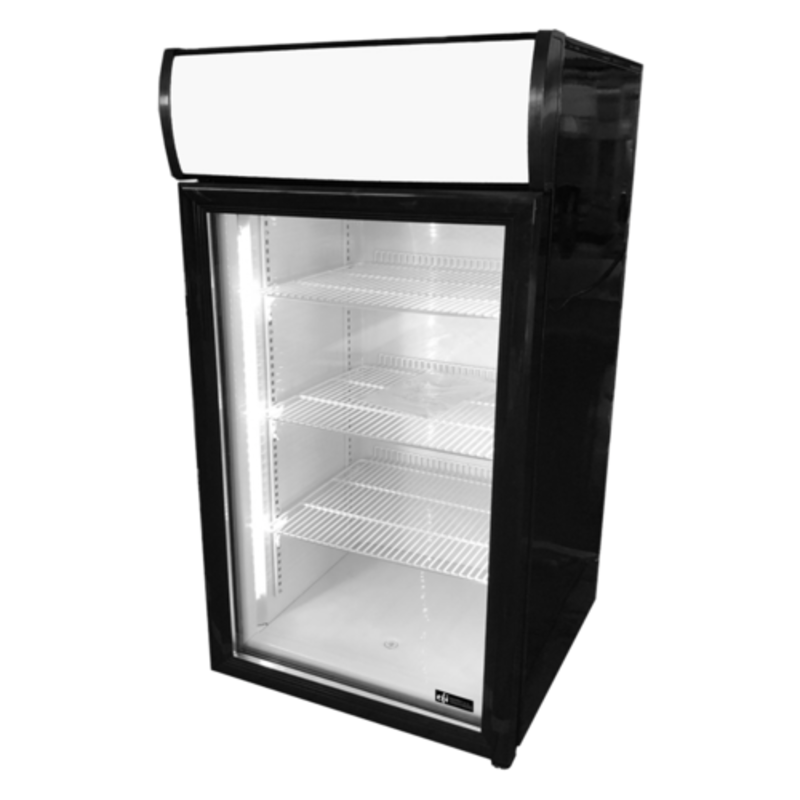 EFI C1-80GDCT-L 2.8 Cu. Ft. Glass Door Countertop Display Cooler