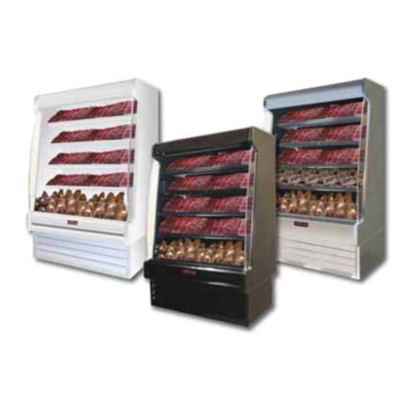 Howard-McCray SC-OM35E-3S-S-LED 39-Inch Stainless Steel Self-Contained Open Meat Merchandiser