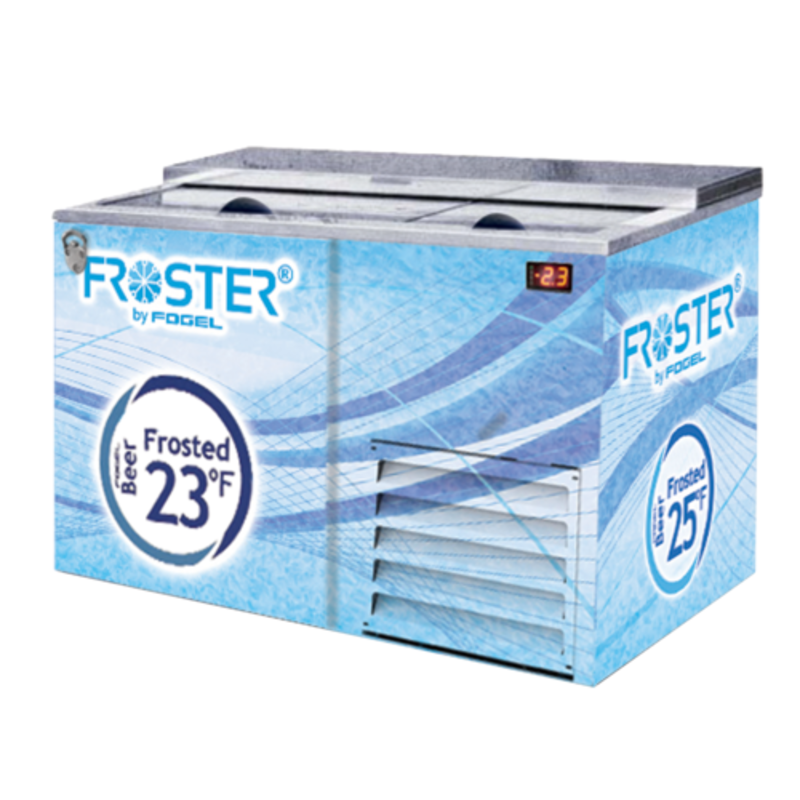Fogel FROSTER-B-50-HCB 51.25" Two-Door Underbar Bottle Cooler & Beer Froster