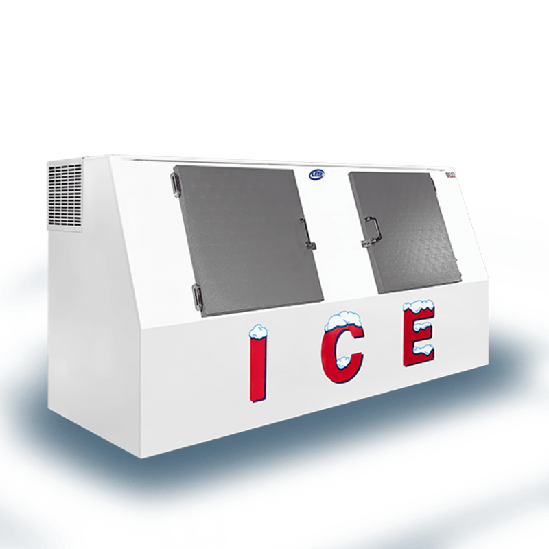 Leer L612LASP 94-Inch Low-Profile Outdoor Solid Door Ice Merchandiser, 61 Cu. Ft.