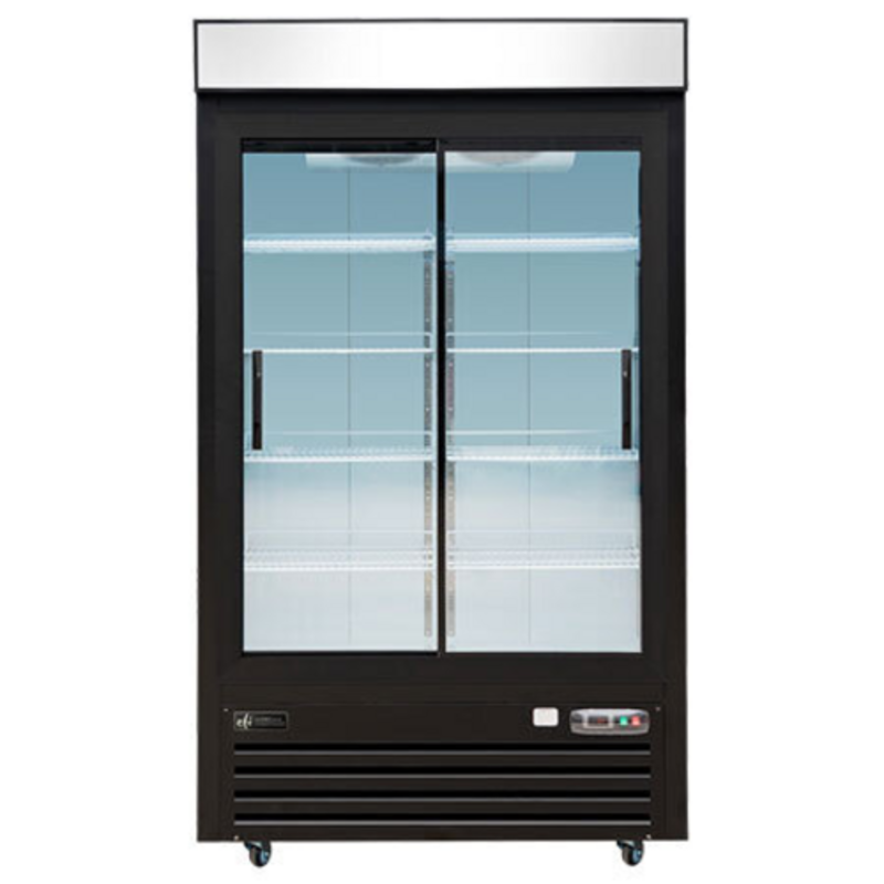 EFI C2S-48GD 48-Inch Two-Section Sliding Glass Door Display Refrigerator