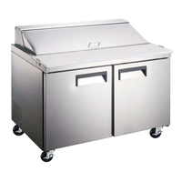 SCL2-60 Refrigerated Salad/Sandwich Prep Table 60" with ample workspace and chilling capabilities.