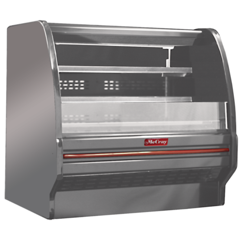 Howard-McCray SC-OD40E-3L-S-LED 39-Inch Stainless Steel Refrigerated Open Display Merchandiser