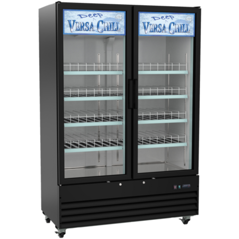 EFI C2Z-54GDVCX 54-Inch Two-Door Deep Chill Beverage Merchandiser