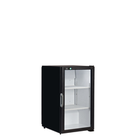 QBD DC6-HC/RX Compact 21.5" Black Pharmacy Refrigerator (No SS Top)