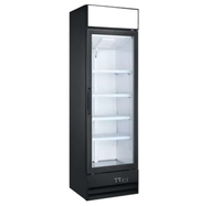 G398BMF-HC One Glass Door Display Refrigerator with adjustable shelves for optimal storage.