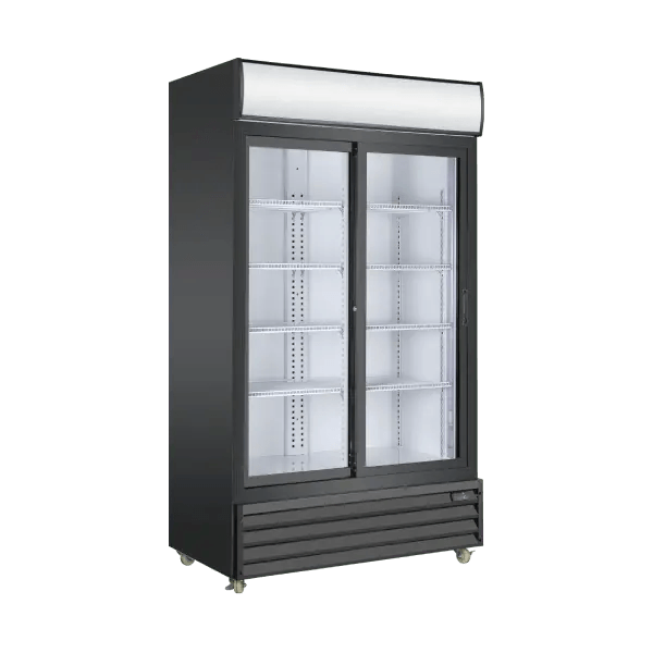 P800WA Two Sliding Glass Door Refrigerator - 40" Width