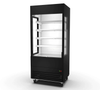 OAM-36G-HC open case refrigerator with glass sides showcasing spacious display area