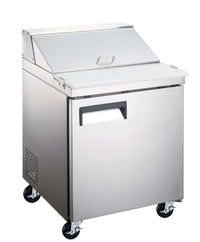 SCL1 Refrigerated Sandwich Prep Table 27.5" compact and durable cold prep solution for commercial kitchens.