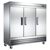 3RR Triple Solid Door Cooler, a commercial refrigerator with solid doors, ideal for foodservice with 81" width and high capacity.