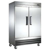 2FF Double Solid Door Freezer, 54" Width, double solid door commercial freezer for efficient food storage.