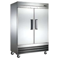 2FF Double Solid Door Freezer, 54" Width, double solid door commercial freezer for efficient food storage.