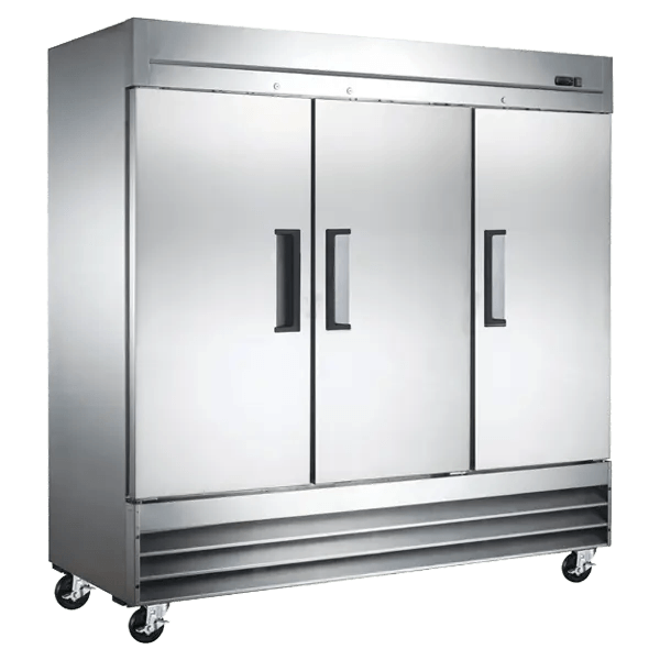 3FF Triple Solid Door Freezer - 81" Width