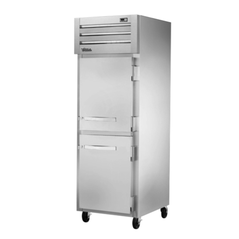 True 27.5-Inch Spec Series Single-Section Reach-In Freezer with Half Doors STR1F-2HS-HC