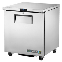 True 27.63" Convertible Undercounter Fridge Freezer TUC-27F-FLX-HC for commercial kitchen use.