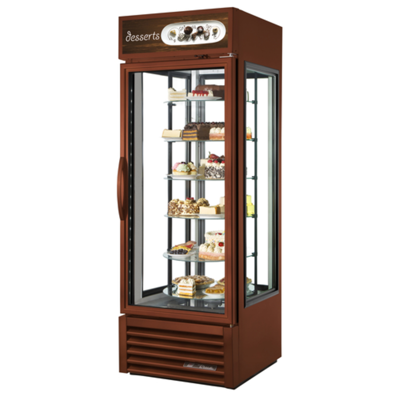 True G4SM-23RGS-HC~TSL01 27-Inch 4-Sided Glass Specialty Display Refrigerator