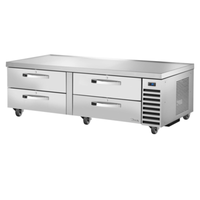 True TRCB-72-HC~SPEC3 72-Inch Refrigerated Chef Base with four drawers.