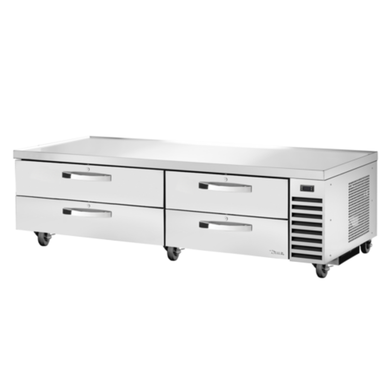 True 82.38" Stainless Steel Refrigerated Chef Base - TRCB-82-HC~SPEC3, refrigerated chef base stainless steel.