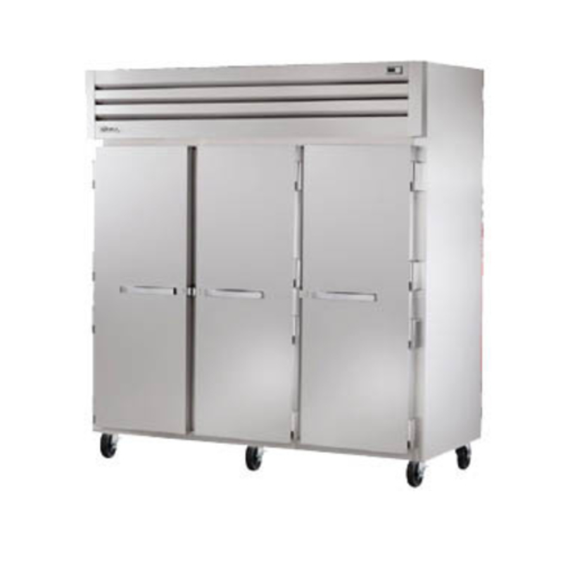 True Refrigeration STG3F-3S-HC 77.75-Inch Three-Section Solid Door Reach-In Freezer