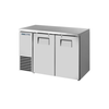 True Refrigeration 48-Inch Commercial Back Bar Cooler with two solid doors for efficient beverage storage.