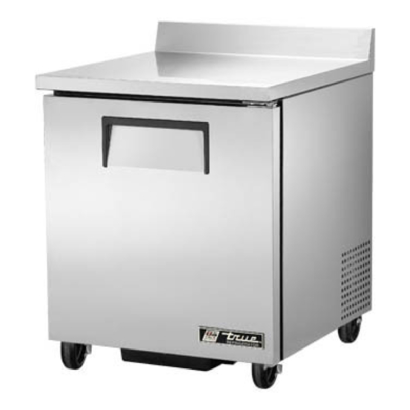 True Refrigeration TWT-27-HC 27-Inch Commercial Worktop Cooler with stainless steel surface.
