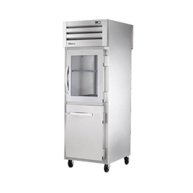 True STR1RPT-1HG/1HS-1S-HC 27.5-Inch Combination Pass-Thru Commercial Refrigerator