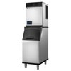 True TCIM-822-FA2-A 830-lb air-cooled full cube commercial air-cooled ice machine for busy food service.